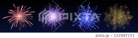 Explosive firework effects set Explosive firework effects set 122897153