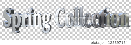 3DCG characters "Spring Collection" Silver, Silver 122897184