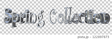 3DCG characters "Spring Collection" Silver, Silver 122897873