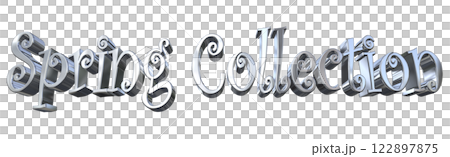 3DCG characters "Spring Collection" Silver, Silver 122897875