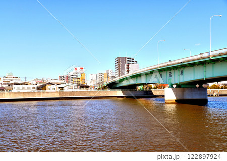 青砥橋／中川 青戸側を望む(東京都葛飾区)【2025.1】 122897924