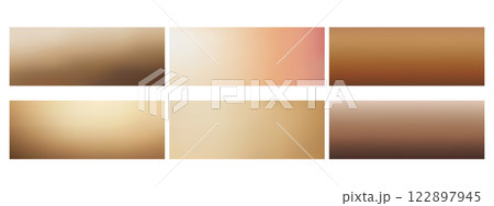 Set of abstract simple nude gradient backgrounds with soft blurred texture. Vector illustration. Set of abstract simple nude gradient backgrounds with soft blurred texture. Vector illustration. 122897945