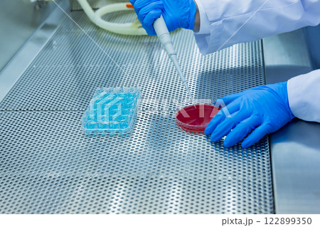 研究室　開発　実験室　臨床検査　バイオテクノロジー　新薬 122899350