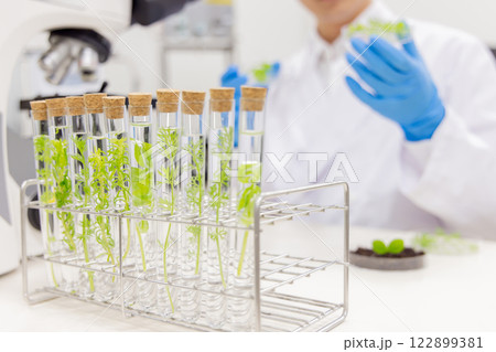 研究室　開発　実験室　臨床検査　バイオテクノロジー　新薬 122899381