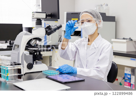 研究室 開発 実験室 臨床検査 バイオテクノロジー 新薬 研究室 開発 実験室 臨床検査 バイオテクノロジー 新薬 122899486