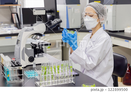 研究室　開発　実験室　臨床検査　バイオテクノロジー　新薬 122899500