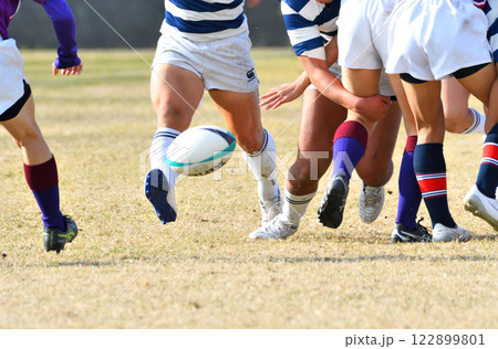 ラグビー、高校ラグビー 122899801