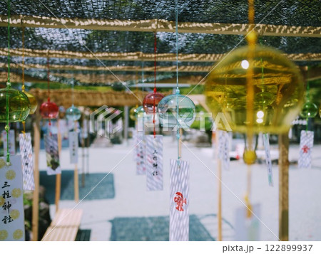 水郷柳川 三柱神社 風鈴のある風景 122899937