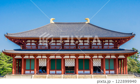 奈良、興福寺中金堂の前景 奈良、興福寺中金堂の前景 122899940