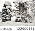 雪の積もった木 122900431
