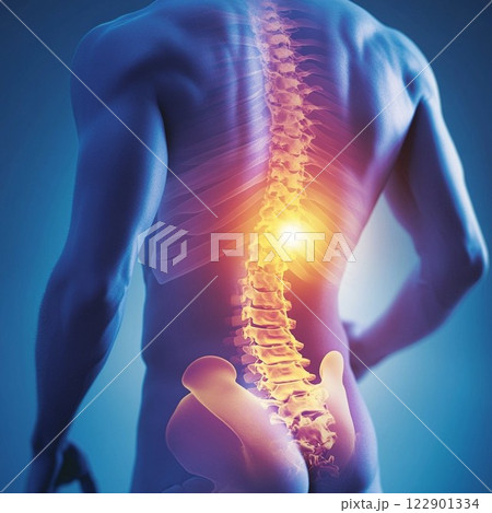 腰痛の場所 腰痛の場所 122901334