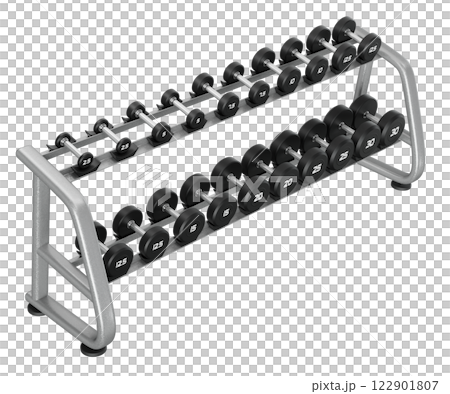 Gym Dumbbell rack in X shape, a stand for weightlifting gym equipment Gym Dumbbell rack in X shape, a stand for weightlifting gym equipment 122901807