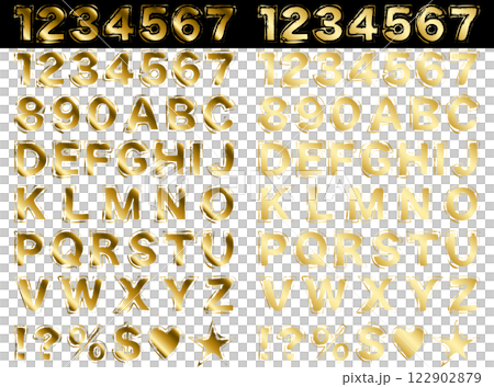 Letter border, brush, 1 gold 122902879