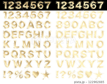 文字フチ、筆、7白金 文字フチ、筆、7白金 122902885