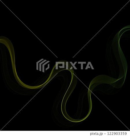 Wave background with elegant green neon wave effect. Eps 10 Wave background with elegant green neon wave effect. Eps 10 122903359