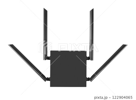Wireless Wi-fi Router with antennas Wireless Wi-fi Router with antennas 122904065
