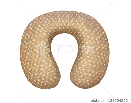 Travel pillow isolated on white Travel pillow isolated on white 122904296