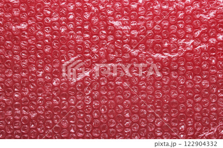 Red bubble wrap packing texture Red bubble wrap packing texture 122904332