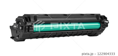 Cartridge for laser printer isolated on white 122904333