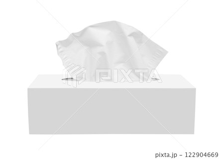 Paper napkins in a box Paper napkins in a box 122904669