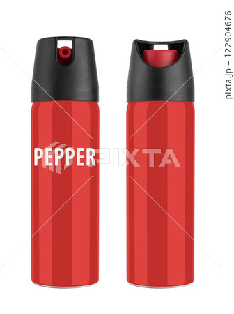 Tear gas or pepper spray on white Tear gas or pepper spray on white 122904676