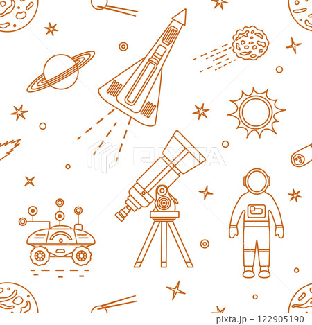 Space Pattern Telescope Planets Shuttle Galaxy Space Pattern Telescope Planets Shuttle Galaxy 122905190