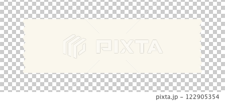 白いリボン・マスキングテープのイラスト - シンプルなアイコン・あしらいの素材 白いリボン・マスキングテープのイラスト - シンプルなアイコン・あしらいの素材 122905354