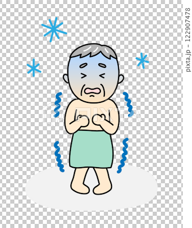 老人在洗澡前凍僵了 老人在洗澡前凍僵了 122907478