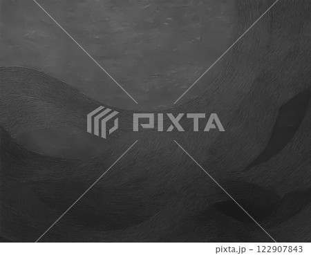和紙のテクスチャのイメージ素材　黒色 122907843