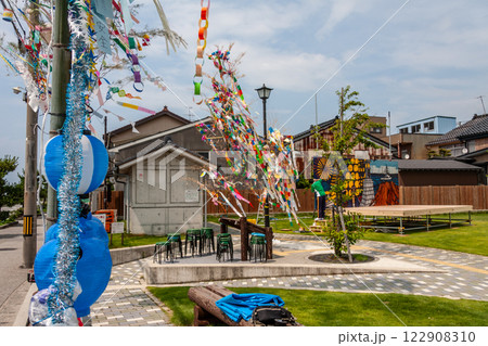 （とやまビューポイント）富山県　魚津市　海岸の風景　7月 122908310