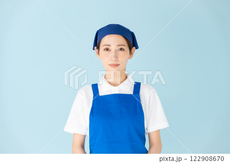 女性　パート　アルバイト　エプロン 122908670