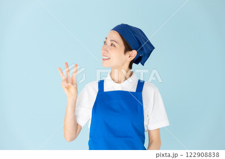 女性 エプロン パート アルバイト 3 女性 エプロン パート アルバイト 3 122908838