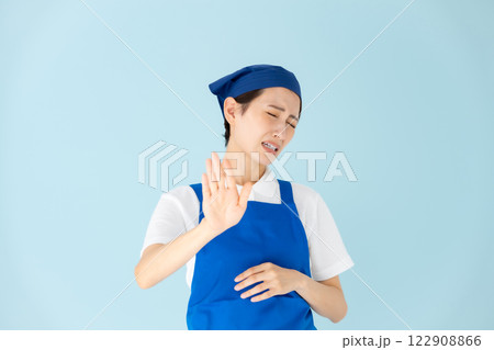 女性　エプロン　パート　アルバイト　お断り 122908866