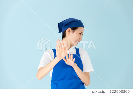 女性　エプロン　パート　アルバイト　お断り 122908869