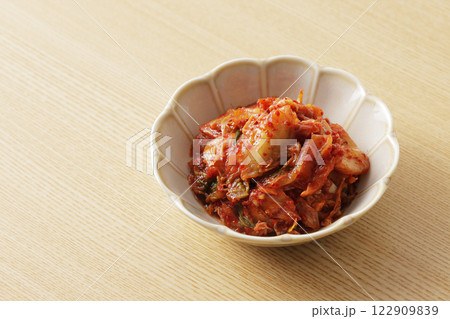 韓国の辛くて美味しい白菜のキムチ 韓国の辛くて美味しい白菜のキムチ 122909839