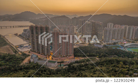 Feb 9 2025 View of City Skyline at Dusk with Illuminated Buildings Feb 9 2025 View of City Skyline at Dusk with Illuminated Buildings 122910249