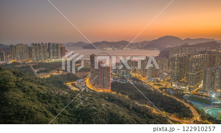 Feb 9 2025 View of City Skyline at Dusk with Illuminated Buildings Feb 9 2025 View of City Skyline at Dusk with Illuminated Buildings 122910257
