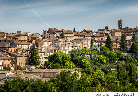 The charming ancient town of Spoleto in Umbria 122910311