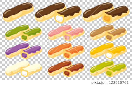 多種口味的泡芙套餐 多種口味的泡芙套餐 122910761