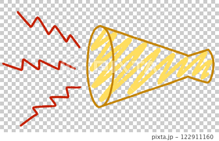 簡單的擴音器圖 122911160