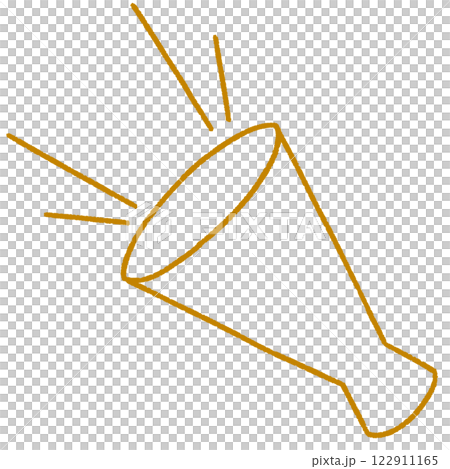 簡單的擴音器圖 122911165