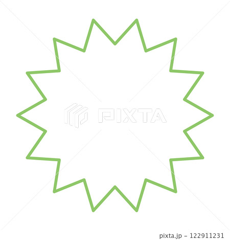 とげとげ ギザギザ 注目するふきだし とげとげ ギザギザ 注目するふきだし 122911231