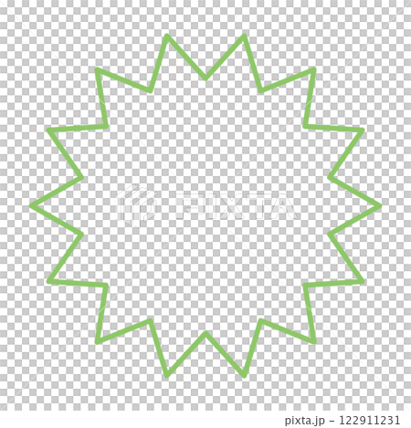 とげとげ ギザギザ 注目するふきだし とげとげ ギザギザ 注目するふきだし 122911231