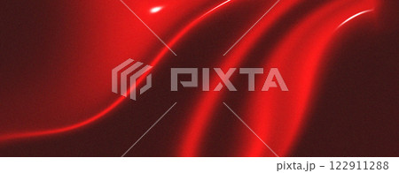 Abstract dark red flowing background with grainy texture 122911288