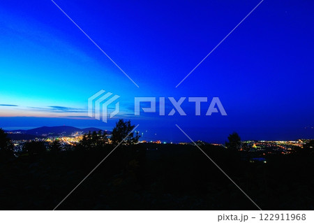 小樽の夜景／北海道小樽市 毛無山展望所 122911968