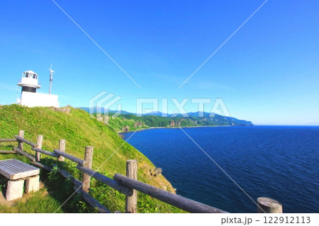 神威岬灯台/北海道 積丹町 神威岬 神威岬灯台/北海道 積丹町 神威岬 122912113