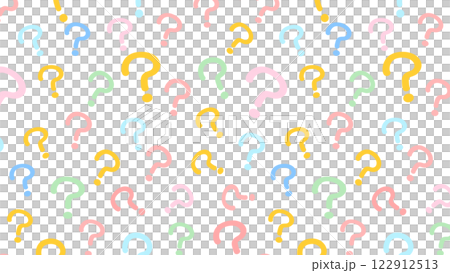 Colorful question mark background material illustration 122912513