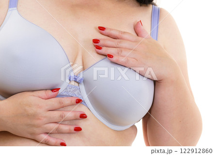 Fat woman big breast wearing bra Fat woman big breast wearing bra 122912860