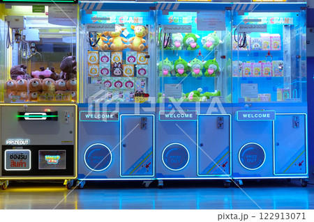 Popularity of claw machines are cheaper and easier in Changrai,Thailand -23 Jan 2025 Popularity of claw machines are cheaper and easier in Changrai,Thailand -23 Jan 2025 122913071