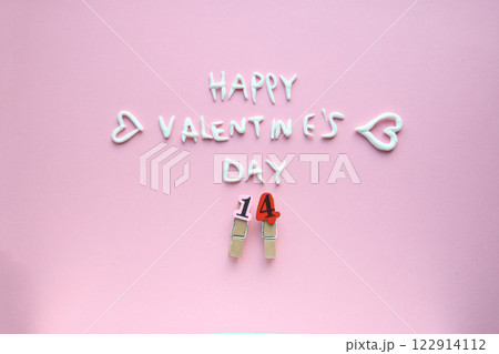 Happy valentines day creative card. Happy valentines day creative card. 122914112